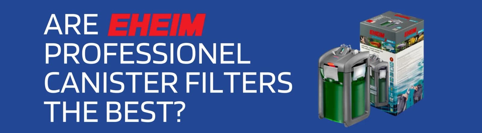 Why Eheim Professionel Canister Filters Are the Best Choice for Your Aquarium