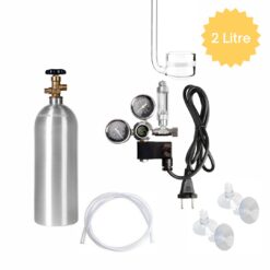 Complete CO2 Kit 2L Aluminium Cylinder with Mufan Regulator