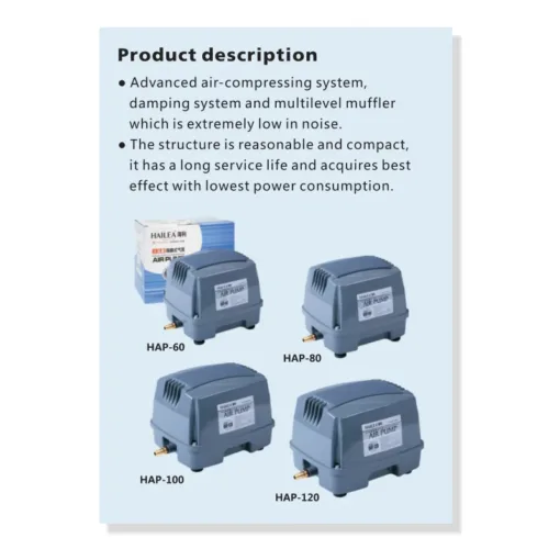 Hailea Hi-Blow Air Pump - Image 3