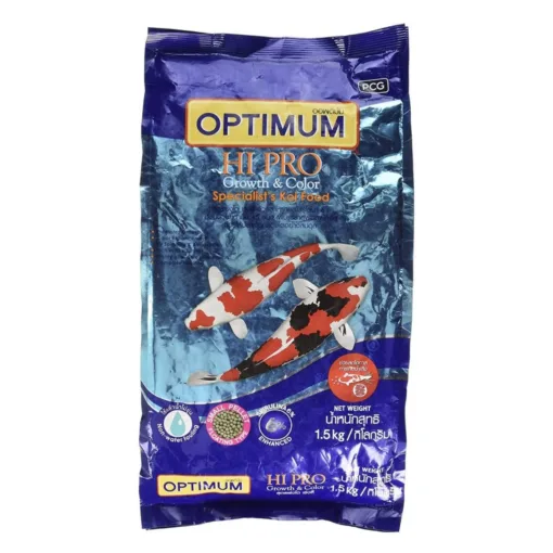 Optimum CP Hi Pro Growth and Colour Koi Food (Small Size) - 1.5kg