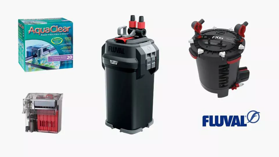 Fluval aquarium filters, canister filter, internal aquarium filters